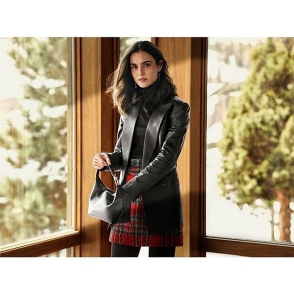 RALPH LAUREN Double-Breasted Lambskin Blazer NWT - Picture 5 of 8